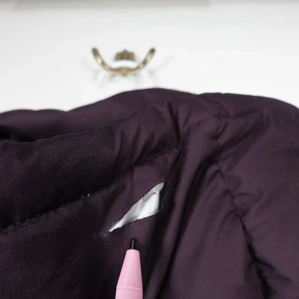 Damaged Women's Small Quince Responsible Down Puffer Jacket Orchid Purple $150